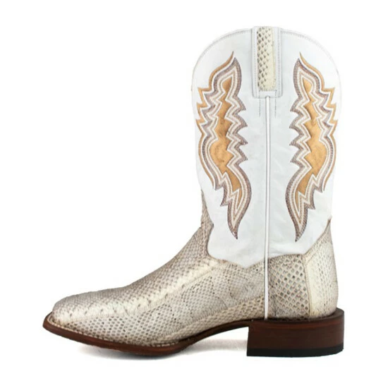 Cheap π― Dan Post Men's Exotic Water Snake Western π₯Ύ Boots - Broad Square Toe Natural π - Image 3