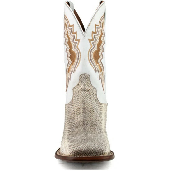 Cheap π― Dan Post Men's Exotic Water Snake Western π₯Ύ Boots - Broad Square Toe Natural π - Image 4