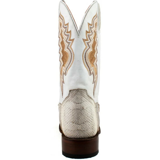 Cheap π― Dan Post Men's Exotic Water Snake Western π₯Ύ Boots - Broad Square Toe Natural π - Image 5