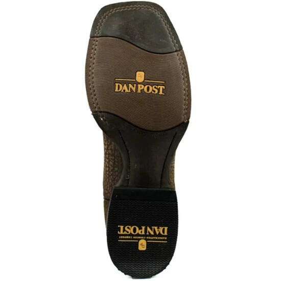 Cheapest β Dan Post Men's Quintin Western π₯Ύ Boots - Broad Square Toe Chocolate π - Image 7