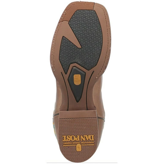 Brand new โค๏ธ Dan Post Men's Rocksprings Western ๐ฅพ Boots - Square Toe Brown ๐ฅ - Image 7