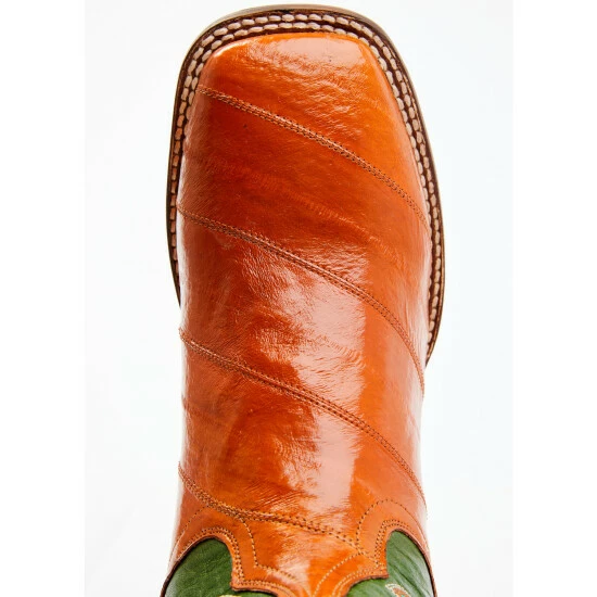Brand new π Dan Post Men's Camel Eel Exotic Western π₯Ύ Boots - Broad Square Toe Multi π - Image 6
