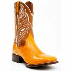 Brand new π₯° Dan Post Men's Buttercup Eel Exotic Western π₯Ύ Boots - Broad Square Toe Brown π₯°