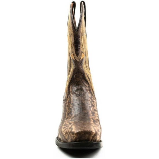 Brand new π Dan Post Men's Kauring Snake Exotic Western π₯Ύ Boots - Square Toe Brown β€οΈ - Image 4