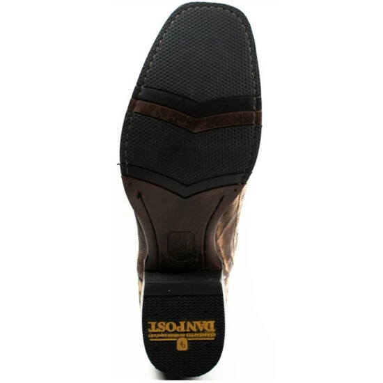 Brand new π Dan Post Men's Kauring Snake Exotic Western π₯Ύ Boots - Square Toe Brown β€οΈ - Image 7