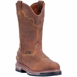 Cheap 🔥 Dan Post Men's Journeyman Waterproof Western Work 🥾 Boots - Composite Toe Brown ❤️