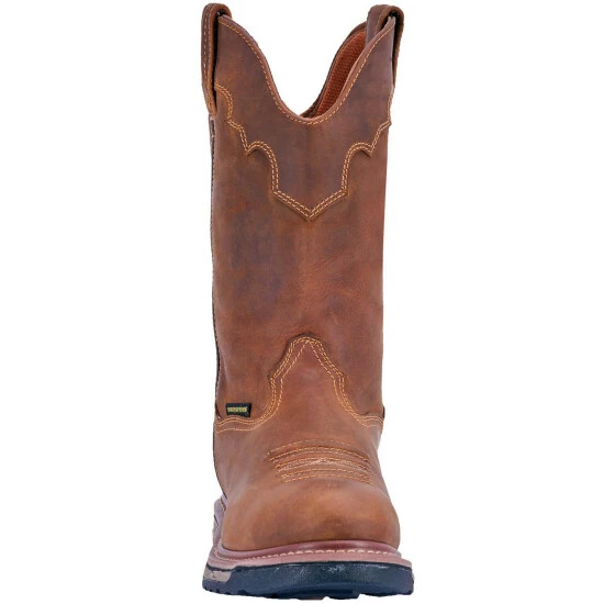 Cheap π₯ Dan Post Men's Journeyman Waterproof Western Work π₯Ύ Boots - Composite Toe Brown β€οΈ - Image 5