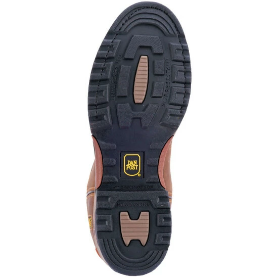 Cheap π₯ Dan Post Men's Journeyman Waterproof Western Work π₯Ύ Boots - Composite Toe Brown β€οΈ - Image 7