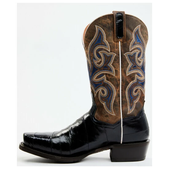 Best reviews of π Dan Post Men's Eel Exotic Blue Western π₯Ύ Boots - Square Toe Multi π - Image 3