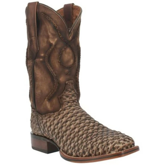 New π Dan Post Men's Stanley Western π₯Ύ Boots - Broad Square Toe Brown β¨