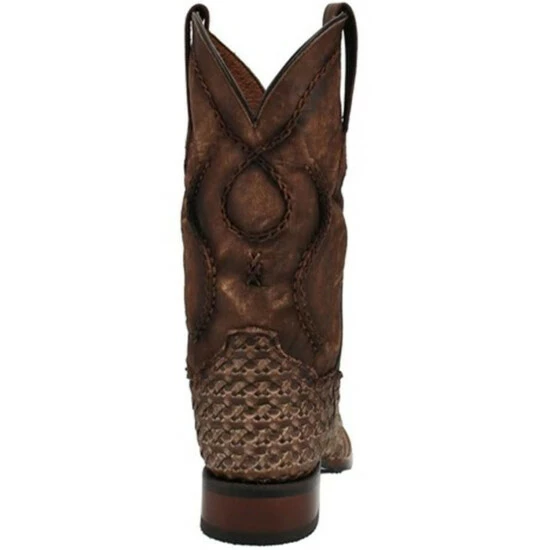 New π Dan Post Men's Stanley Western π₯Ύ Boots - Broad Square Toe Brown β¨ - Image 5
