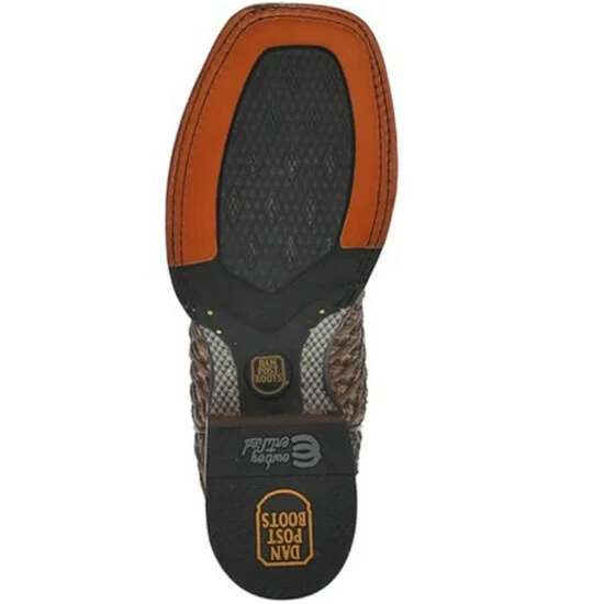 New π Dan Post Men's Stanley Western π₯Ύ Boots - Broad Square Toe Brown β¨ - Image 7