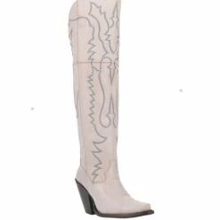 Flash Sale π Dan Post π© Women's Loverfly Tall Western π₯Ύ Boots - Snip Toe White π