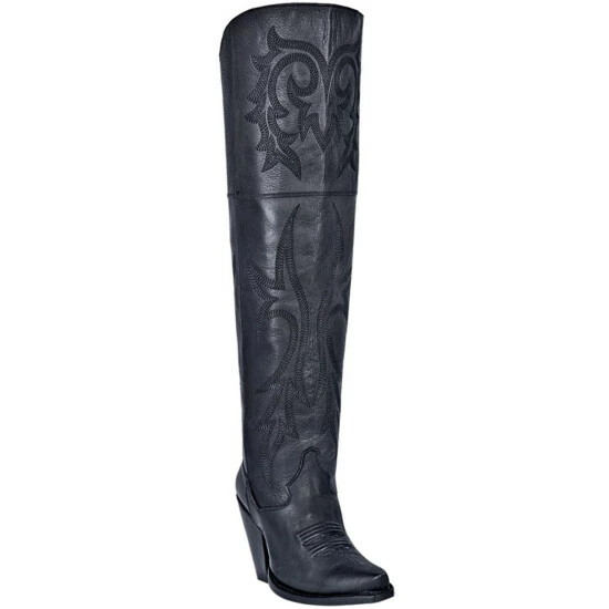 Flash Sale β€οΈ Dan Post π© Women's Jilted Fashion Western π₯Ύ Boots - Snip Toe Black π - Image 2