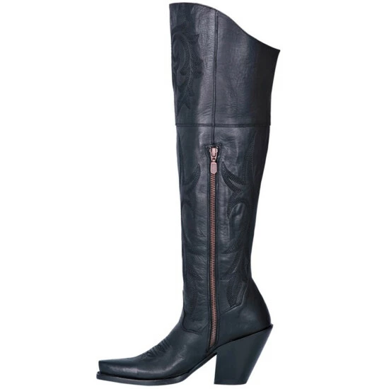 Flash Sale β€οΈ Dan Post π© Women's Jilted Fashion Western π₯Ύ Boots - Snip Toe Black π - Image 4
