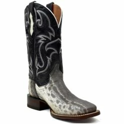 Coupon π Dan Post π© Women's Exotic Karung Snake Western Boot - Broad Square Toe Black π