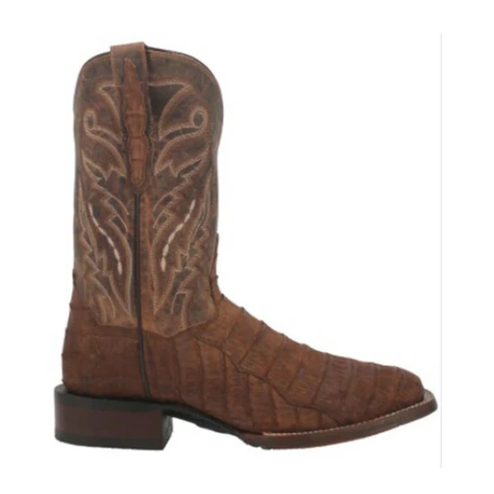 Cheap π Dan Post Men's Caiman Mickey Western π₯Ύ Boots - Broad Square Toe Tan β¨ - Image 2