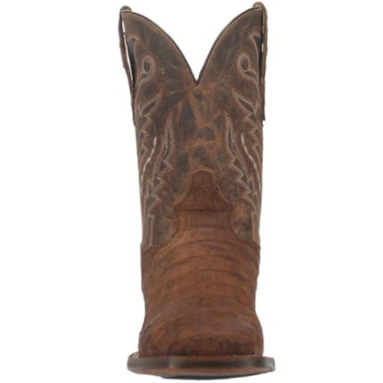 Cheap π Dan Post Men's Caiman Mickey Western π₯Ύ Boots - Broad Square Toe Tan β¨ - Image 3