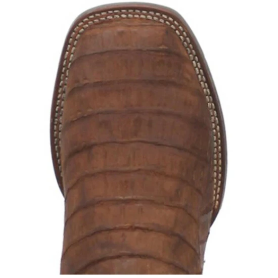 Cheap π Dan Post Men's Caiman Mickey Western π₯Ύ Boots - Broad Square Toe Tan β¨ - Image 5