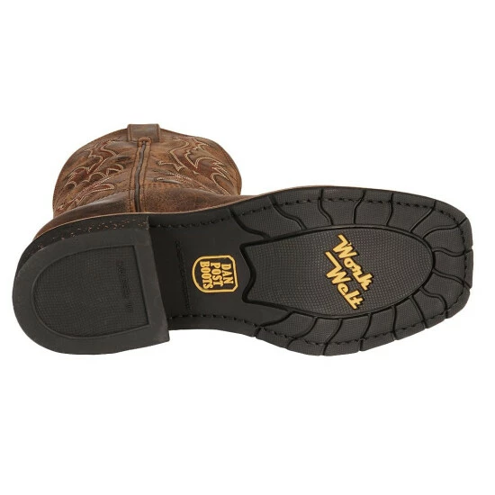 Wholesale β Dan Post Men's Nogales Distressed Waterproof Work π₯Ύ Boots - Wide Square Toe Tan π€© - Image 5