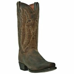 Cheap π Dan Post Men's Earp Cowboy π₯Ύ Boots - Square Toe Bay Apache β