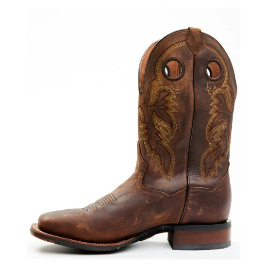 Cheap π Dan Post Men's Leon Crazy Horse Performance Western Boot - Broad Square Toe Rust Copper π - Image 3