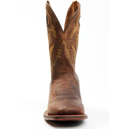 Cheap π Dan Post Men's Leon Crazy Horse Performance Western Boot - Broad Square Toe Rust Copper π - Image 4
