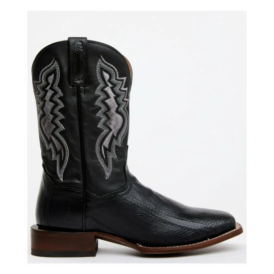 Cheap π₯ Dan Post Men's Exotic Water Snake Western π₯Ύ Boots - Broad Square Toe Black β - Image 2