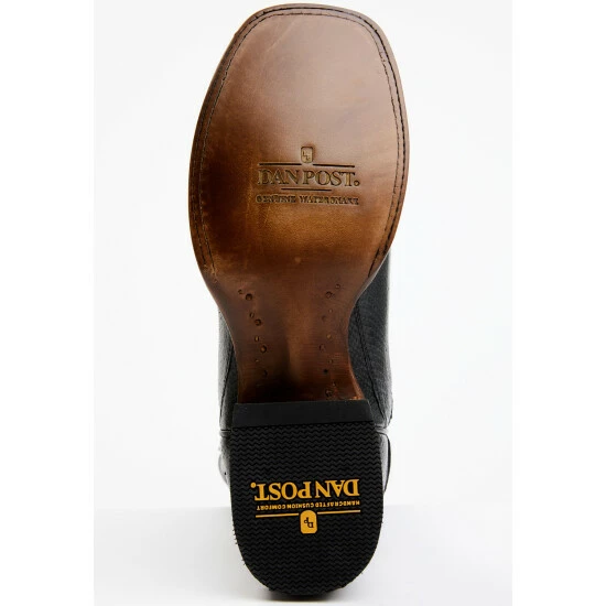 Cheap π₯ Dan Post Men's Exotic Water Snake Western π₯Ύ Boots - Broad Square Toe Black β - Image 7