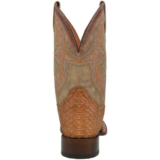 Wholesale π Dan Post Men's Dry Gulch Python Exotic π₯Ύ Boots - Broad Square Toe Tan π - Image 4
