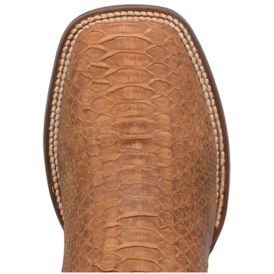 Wholesale π Dan Post Men's Dry Gulch Python Exotic π₯Ύ Boots - Broad Square Toe Tan π - Image 6