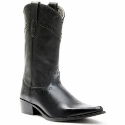 Deals 😍 Dan Post Men's Bucklace Stagecoach Western Boot - Snip Toe Black 🔥