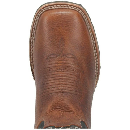 Cheap β Dan Post Men's Boldon Western π₯Ύ Boots - Broad Square Toe Brown π - Image 6
