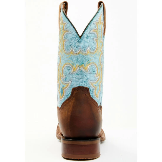 Best Pirce โญ Dan Post Men's Performance Western ๐ฅพ Boots - Broad Square Toe Blue ๐ฅ - Image 5