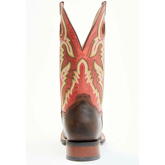 Best Sale π Dan Post Men's Leon Red Top Western π₯Ύ Boots - Broad Square Toe β - Image 5