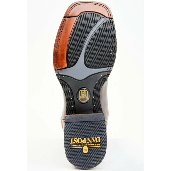 Best Sale π Dan Post Men's Leon Red Top Western π₯Ύ Boots - Broad Square Toe β - Image 7