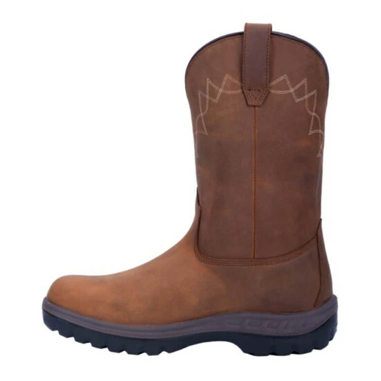 Deals π Dan Post Men's Cummins Waterproof Western Work π₯Ύ Boots - Soft Toe Tan π - Image 3