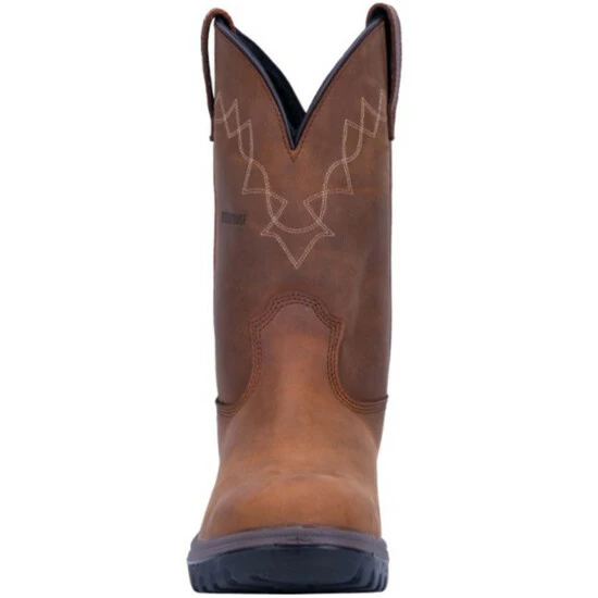 Deals π Dan Post Men's Cummins Waterproof Western Work π₯Ύ Boots - Soft Toe Tan π - Image 4