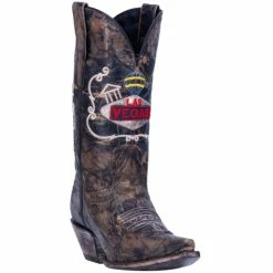 Coupon β€οΈ Dan Post π© Women's Las Vegas Western π₯Ύ Boots - Snip Toe Chocolate π₯°