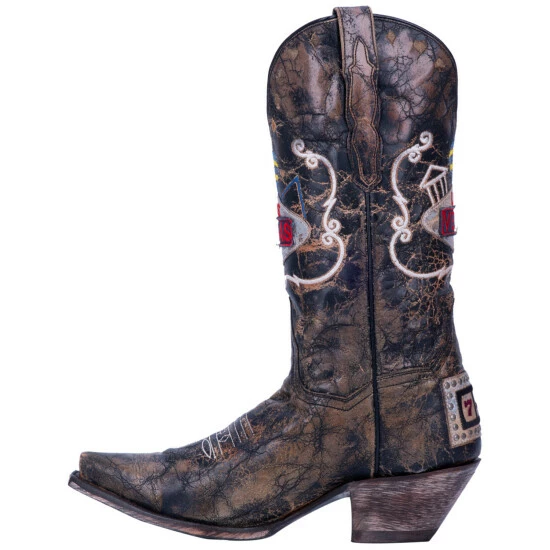 Coupon β€οΈ Dan Post π© Women's Las Vegas Western π₯Ύ Boots - Snip Toe Chocolate π₯° - Image 3