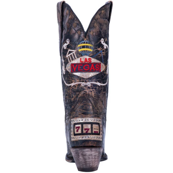 Coupon β€οΈ Dan Post π© Women's Las Vegas Western π₯Ύ Boots - Snip Toe Chocolate π₯° - Image 4