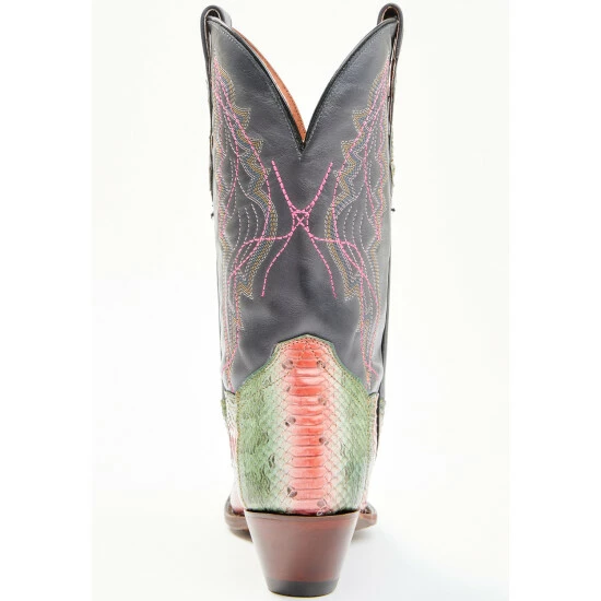 Brand new β€οΈ Dan Post π© Women's Exotic Watersnake Skin Western π₯Ύ Boots - Broad Square Toe Green π - Image 5