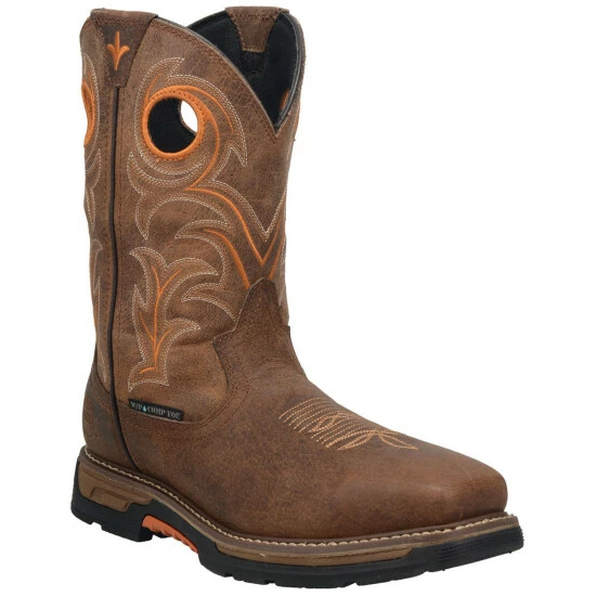 Cheapest π Dan Post Men's Storms Eye Waterproof Western Work π₯Ύ Boots - Composite Toe Brown π