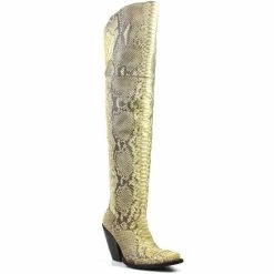Wholesale π― Dan Post π© Women's Natural Python Exotic Tall Western Boot - Snip Toe π