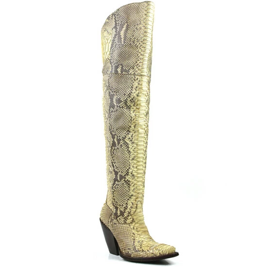 Wholesale π― Dan Post π© Women's Natural Python Exotic Tall Western Boot - Snip Toe π