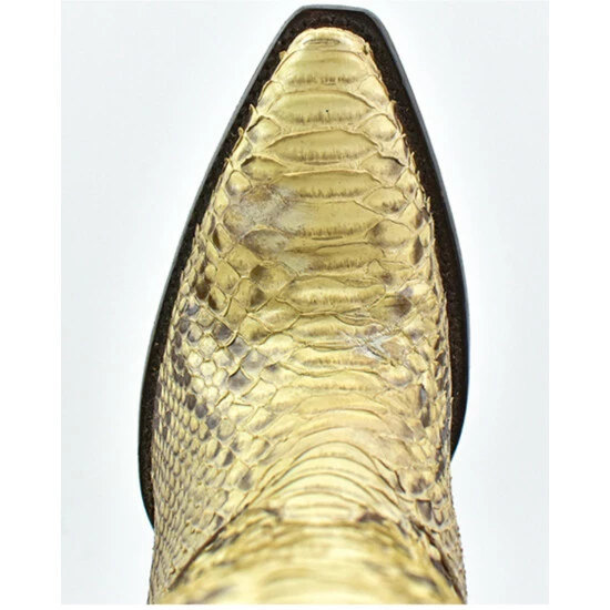 Wholesale π― Dan Post π© Women's Natural Python Exotic Tall Western Boot - Snip Toe π - Image 6