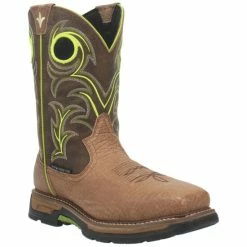 Best deal 👍 Dan Post Men's Storm's Eye Waterproof Western Work 🥾 Boots Brown 🌟