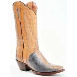 Best deal 🔔 Dan Post 👩 Women's Zacatecas Exotic Watersnake Western 🥾 Boots - Snip Toe Beige/khaki 🛒