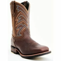 Budget π Dan Post Men's Arrowhead Western π₯Ύ Boots - Broad Square Toe Brown π